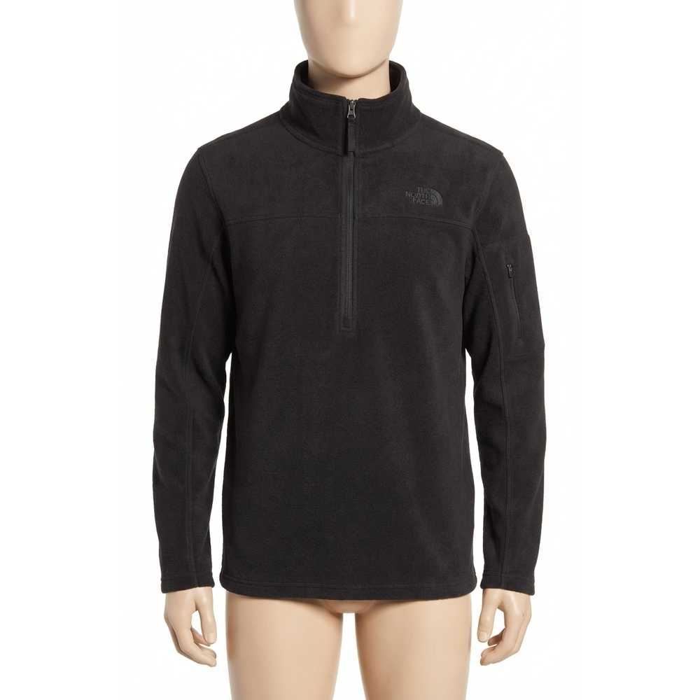 NEW THE NORTH FACE gordon lyons glassic 1/4 zip jacket in tnf black heather